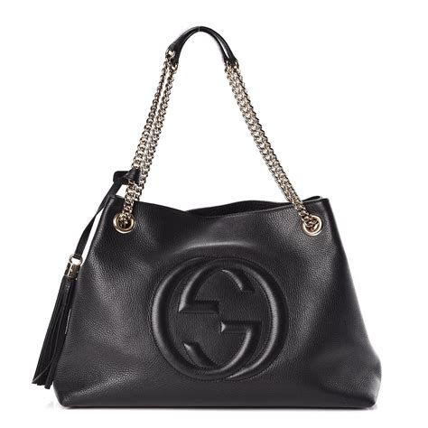 gucci soho shoulder bag fashionphile|Gucci soho tote bag medium.